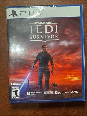 Star Wars Jedi: Survivor (PS5) - Electronic Arts - Red/Orange Cover